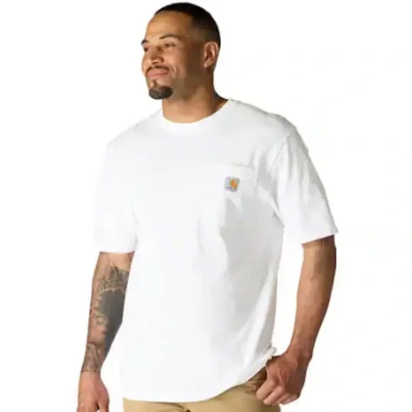 LOOSE FIT HEAVYWEIGHT SHORT-SLEEVE POCKET T-SHIRT - Picture 2 of 6